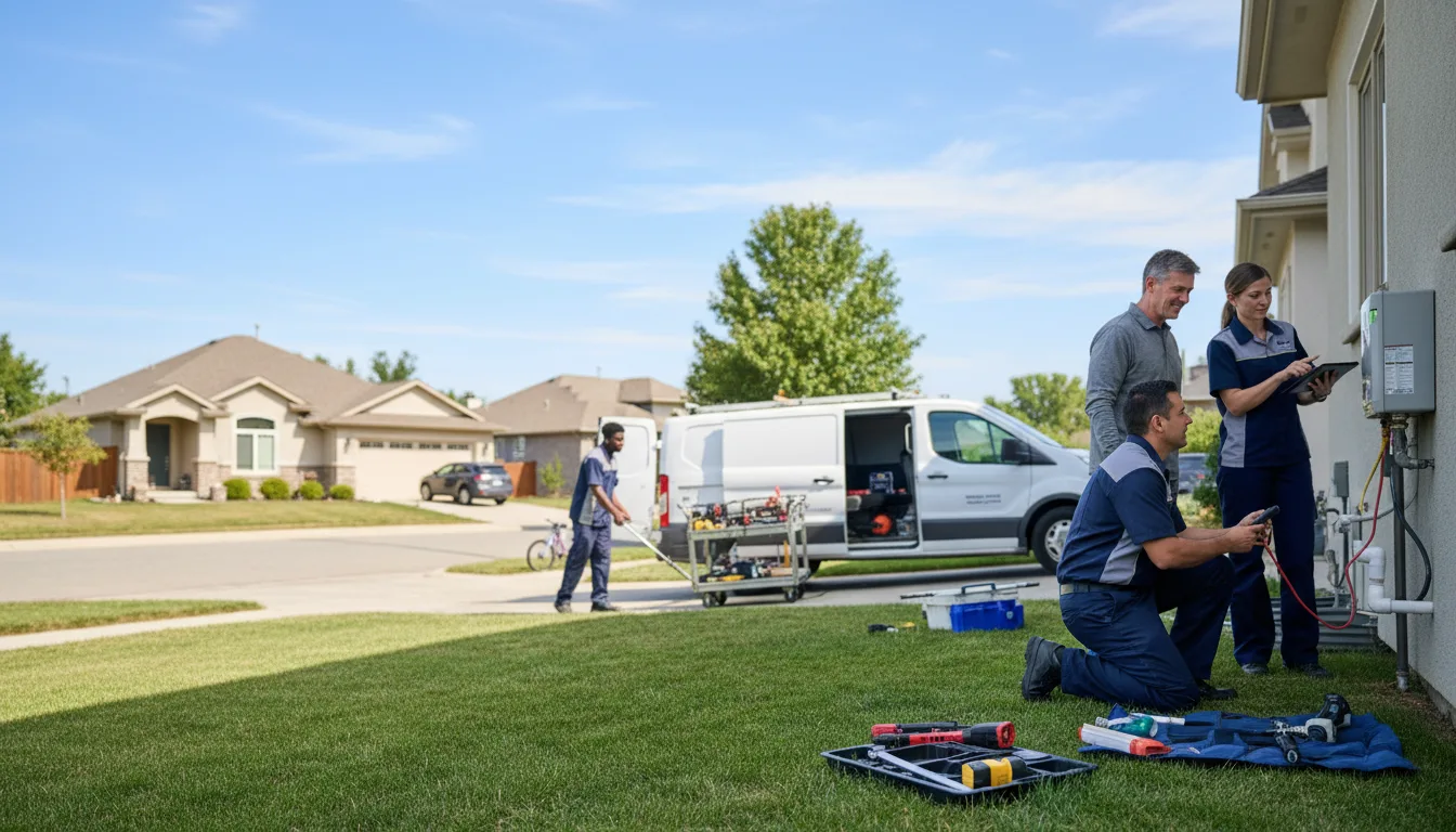 Tankless water heater service in Garrison, MN